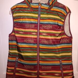 STS Ranchwear Women’s “The Sealy” Vest Aztec Print (M)